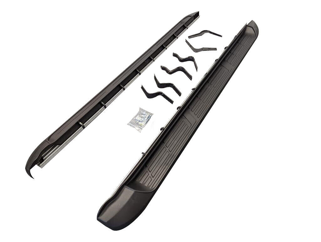 SIDE STEPS RUNNING BOARDS PAIR FOR TOYOTA HILUX MK8 2016 ONWARDS 100% OEM STYLE